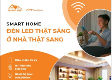 HỆ THỐNG ĐÈN LED THÔNG MINH - ĐÈN LED THẬT SÁNG, Ở NHÀ THẬT SANG